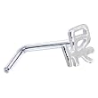 Sterling Silver Peace Chinese Symbol L-Shaped Nose Ring