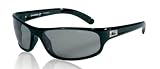 Sport Anaconda Sunglasses with Shiny Black Frames and Modulator Polarized Gray Lens from Bolle (Sna