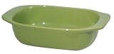 Chantal Ceramic 1-3/4-Quart Rectangular Baker, Glossy Garden Green
