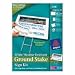 Avery Ground Stake Sign Kit, White 24in x 18in,  1 Sign Per Package