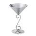 Martini 8oz Stainless Steel Glass