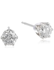 IGI-Certified 14k Gold 6-Prong Diamond Studs (0.75 cttw, I-J Color, I1-I2 Clarity)