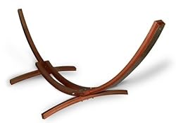 Solid Cypress Wood Arc Hammock Stand