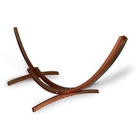 Solid Cypress Wood Arc Hammock Stand