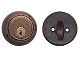 Emtek 8350SP Silver Patina Regular Regular Double Cylinder Deadbolt