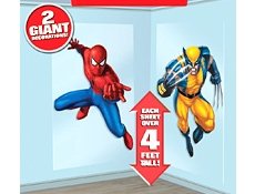 Childrens Toyshop  Toys : SPIDERMAN ** Wall Mural 4 Feet Tall WOLVERINE