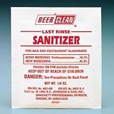 Beer Clean Last Rinse Sanitizer, 1/4-oz. Pouch, 100 Pouches per Case