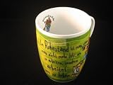 Becher mit Berufsbezeichnung und Hobbys " Im Ruhestand "