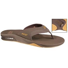 Buy Reef Fanning Bottle Opener Mens Sandals - Brown by Reef