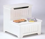 Jack And Jill Collection Step Stool-White