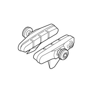 シマノ BR-5501-S/BR-5501-L/BR-5500  R55C カートリッジタイプ ブレーキシューセット(左右ペア)   Y83J98070