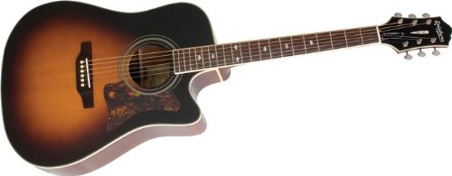 Epiphone Masterbilt DR-500MCE Acoustic-Electric Guitar Vintage Sunburst