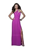 IMAGE OF La Femme 16377, One Shoulder Chiffon Gown