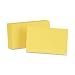 Oxford Unruled Index Cards, 5 x 8 Inches, Canary, 100 per Pack (7520-CAN)