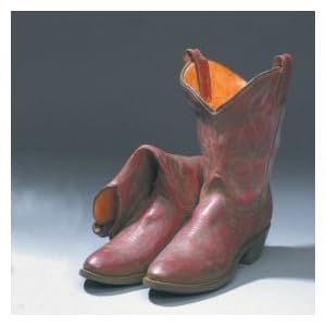 Cowboy Boots Home Decor Planter Vase Statue Western flower pot holder by 