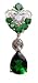.925 sterling silver reverse design belly button ring