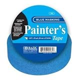Painting Supplies Bazic (30 Yards) Blue Painter's Masking Tape (pack Of 36) Pack of 36 pcs