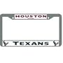 Houston Texans Chrome License Plate Frame
