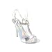 Rhinestone Dress Heel Sandal Silver