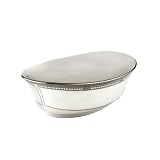 Lenox Engagement Platinum Banded Ivory China Open Vegetable Bowl