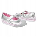 Morgan & Milo Little Kid/Big Kid Wedge Mary Jane,Silver,Little Kid 13 M US