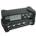 Cables To Go 35566 Trulink 4-Port VGA/USB 2.0 and PS/2 KVM Switch with Audio and Cables