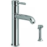31Z1ebY7Z7L. SL160  Graff G 4605 LM3 BN Perfeque One Handle Kitchen Faucet with Sidespray Brushed Nickel