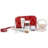 MakeUp Set with Red Bag: Face Powder + Concealer + Eye Mousse + Lip Glaze Stick + Blush +Bag 5pcs+1bag