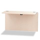 10700 Waterfall Edge Series Bridge for U Workstation, 47 x 24 x 29-1/2, Maple