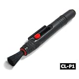GSI Deluxe Lens Cleaning Pen System, Cleans all Camera Lenses, Telescopes, Binoculars, LCD, Plasma, Screens, Watches and Flashes from Dust, Dirt and Fingerprints - Pocket Tool.