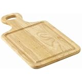 Bradshaw International 10090 Wood Paddle Cutting Board - 7x14 by 