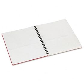 Eight-Pocket Organizer, Embossed Leather Grain, Assorted Colors w/White Pockets