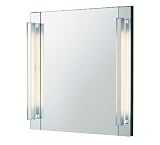 Robern MTFL3.5T5PCR M Series Reflexion Vertical Plain Fluorescent Light Kit, 3-1/2-Inch W by 30-Inch H, Polished Chrome