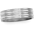Size 7 - 7mm Titanium Wedding Band Ring Comfort-Fit Band