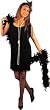 Flapper Black Plus Size Costume