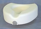 Premium Raised Toilet Seat with Lock - No Arms