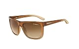Arnette Fire Drill Italian Sunglasses AN4143, Gradient Brown w/ Brown Gradient Polarized Lens