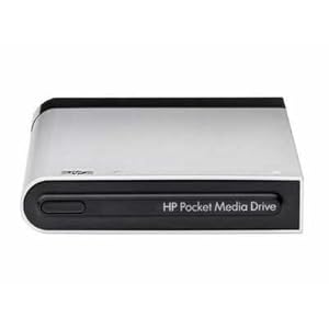 HP Pocket Media Drive 500 GB USB 2.0 Portable External Hard Drive (Black/Silver)