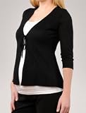 A Pea in the Pod Collection: 3/4 Sleeve Tie Front Maternity Cardigan