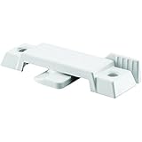 Prime-Line Products F 2590 Sash Lock, Diecast Construction, White, Used on Vertical & Horizontal Sliding Windows