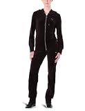 PUMA Damen Trainingsanzug Velour, black, XS, 818588 01