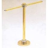 IMAGE OF Allied Brass 2 ARM GUEST TOWEL HOLDER - SMOOTH 952-GPL