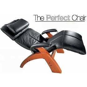 The Perfect Chair - Black Bonded Leather Pads and Maple wood base by The Perfect Chair - Black Bonded Leather Pads and Maple wood base
