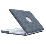 UNIEA U-Suit Marble Grey Leather Case for 17 MacBook Pro