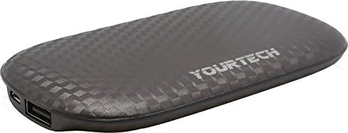 YourTech 6000mAh Portable Charger External Battery Power Bank 2nd Gen Ti-202 with 1-Port 2.1A for iPhone 6 Plus 5S 5C 5 4S, iPad Air, mini, Galaxy S6 S5 S4 S3, Note 4 3 2, Tab 4 3 2 Pro, Nexus 4 5 7 10, HTC One, One 2 (M8), LG G3, MOTO X G, most other Phones and Tablets (Stainless Steel Black).