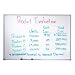 Quartet S537 Quartet Standard Dry-Erase Board, Melamine, 72 x 48, White, Aluminum Frame