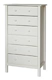 Roxanne 6-drawer Dresser In Antique White Finish By Da Vinci Baby Furniture