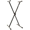 Collapsible Folding Keyboard Stand - HEAVY DUTY Steel Construction, ANTI-SLIP Feet & FREE 2 Year Warranty