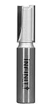 12-690, 1/2 Shank Straight Router Bit, 3/4 Cutter Diam., 1-1/2 Cutter Height With Downshear Cutting Action