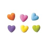 Lucks Dec-Ons Rainbow Heart Charms, 588 pk